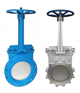 刀型閘閥 PZ73X—10R  DN100 PN10（配反法蘭、