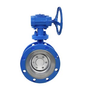 耐高溫硬密封法蘭蝶閥D343H-16C，DN100