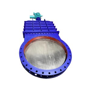 DN2000工業廢水處理電動刀閘閥排矸、排渣